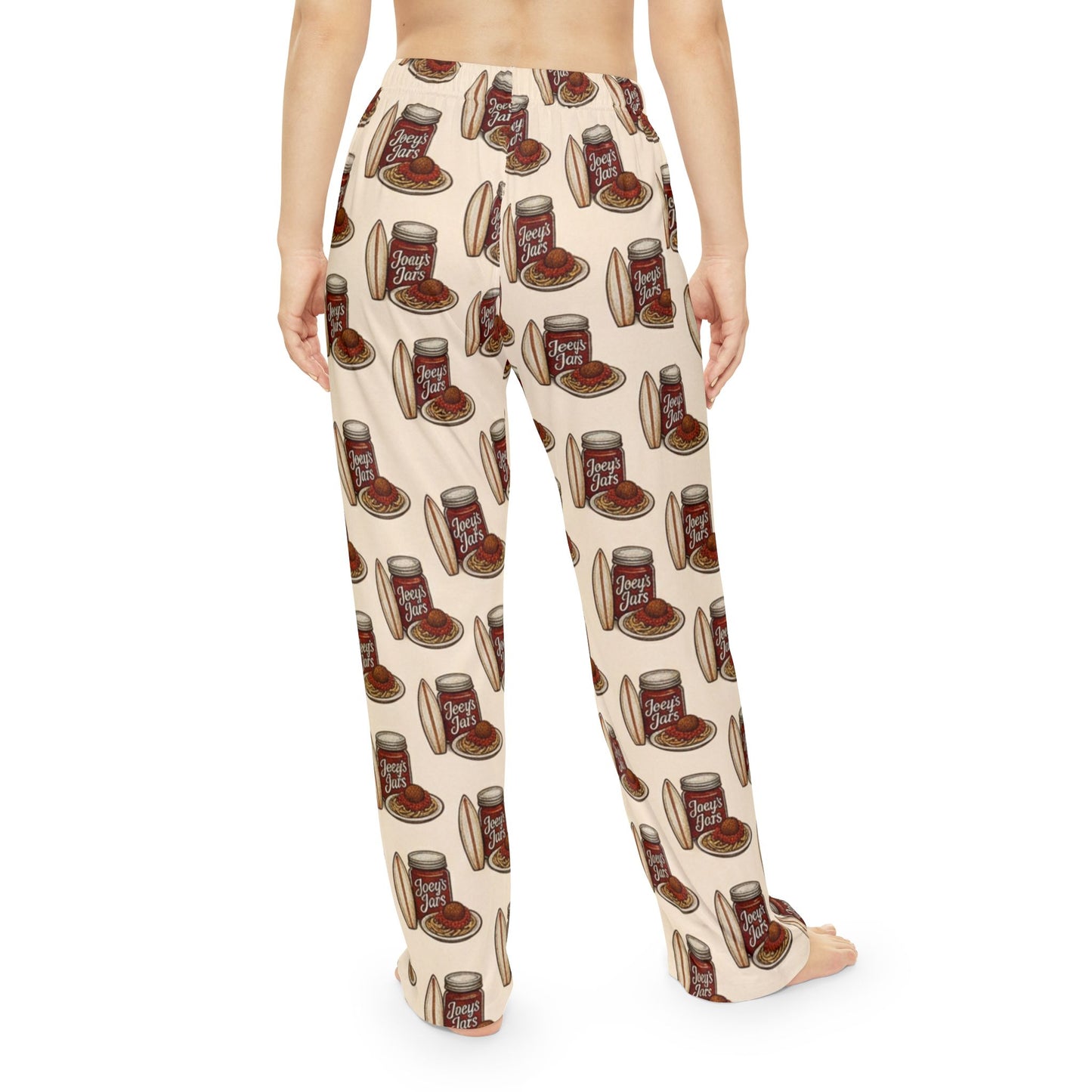 Pajama Pants - Cozy Jam Jar Pattern Women's Sleepwear