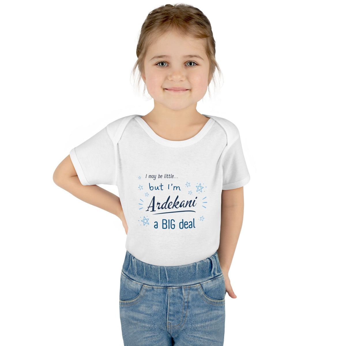 Infant Bodysuit - "I may be little... but I'm Ardekani a BIG deal" Cute Persian Name Baby Onesie