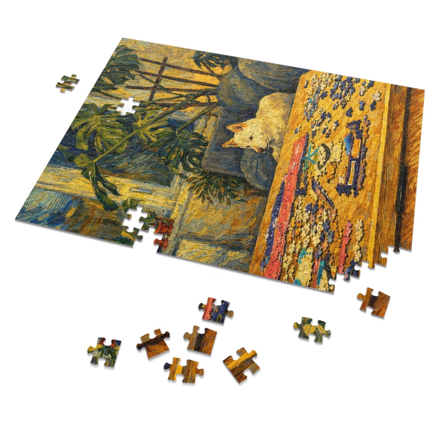 Jigsaw Puzzle with Tin