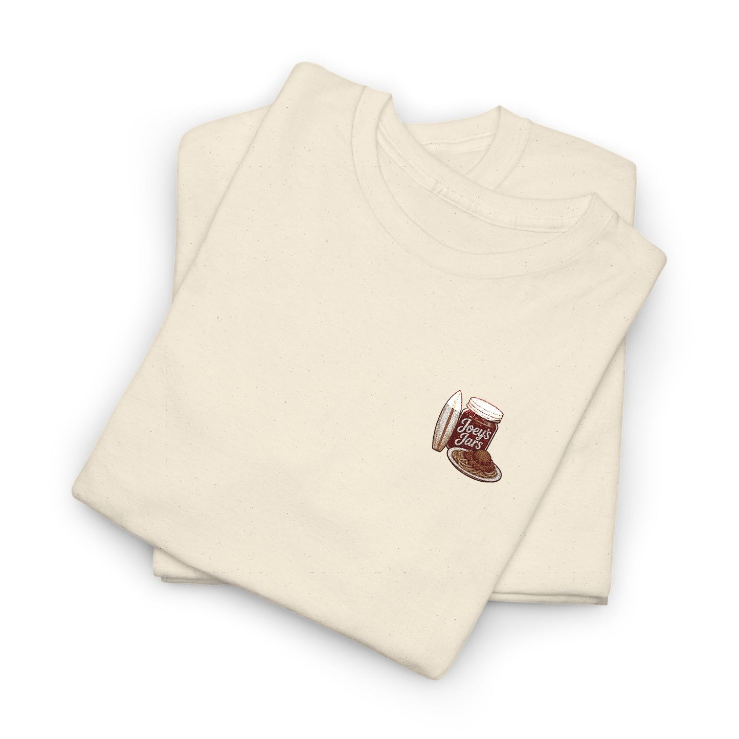 Joey’s Jars Patch Tee — Embroidered Coastal Graphic Shirt