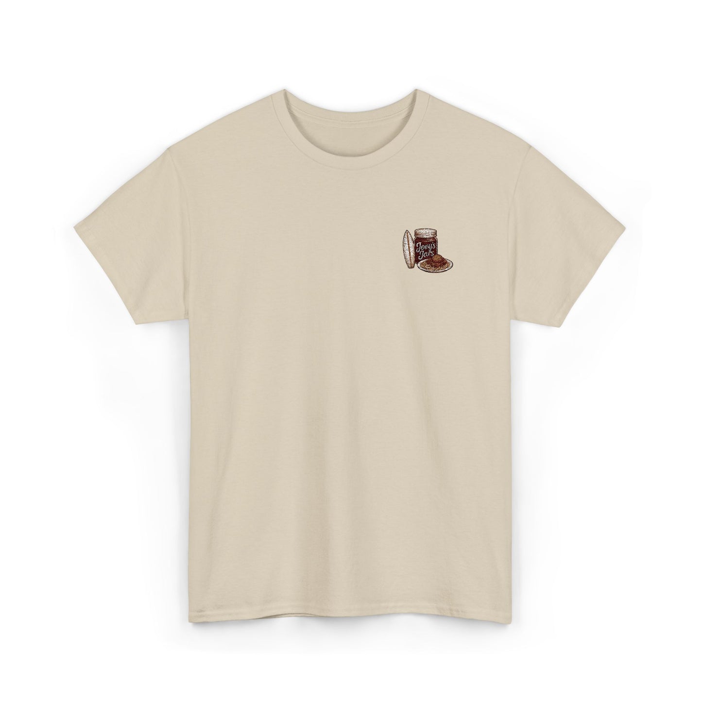 Joey’s Jars Patch Tee — Embroidered Coastal Graphic Shirt