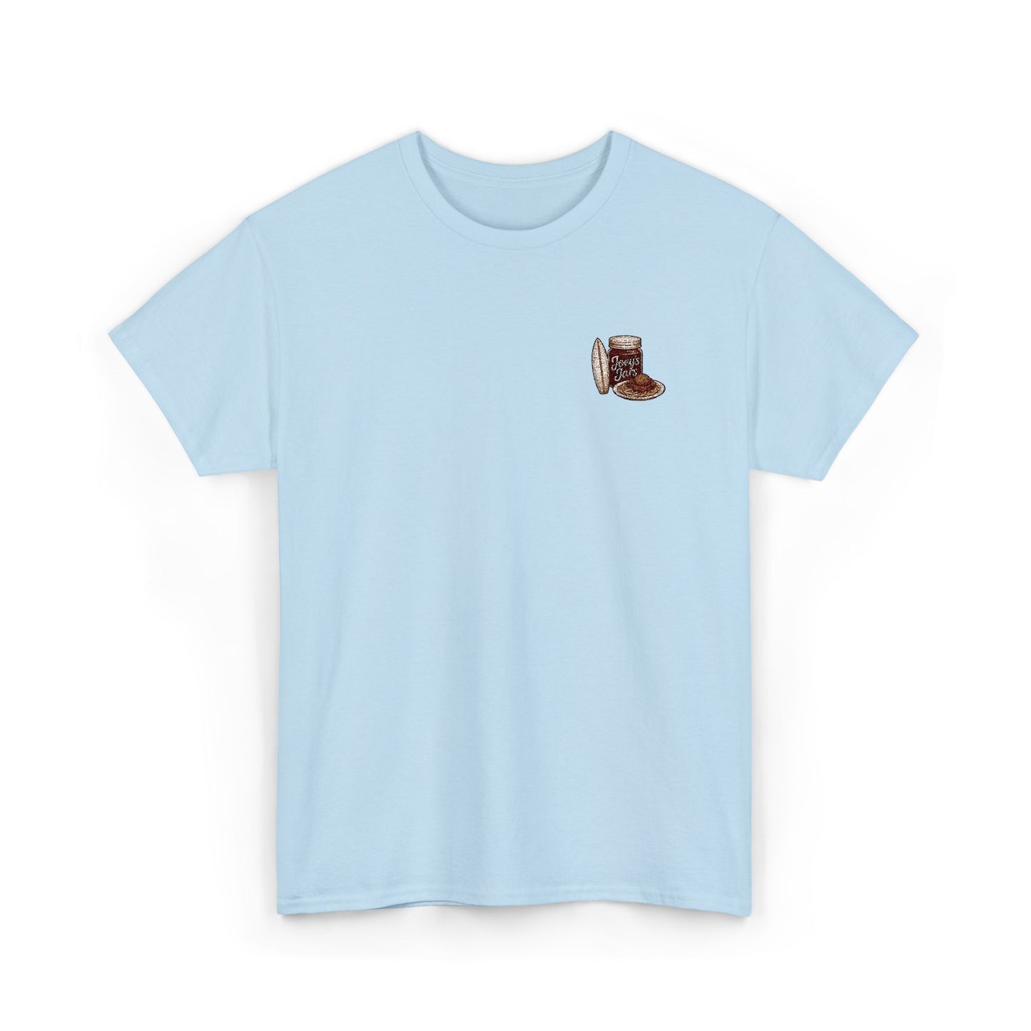 Joey’s Jars Patch Tee — Embroidered Coastal Graphic Shirt