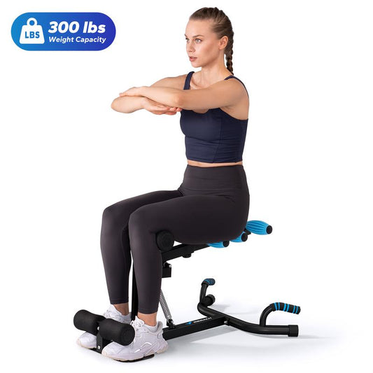 Adjustable Deep Squat Machine for Home Gym – Full Body Glutes, Abs & Leg Workout Trainer with Resistance Levels