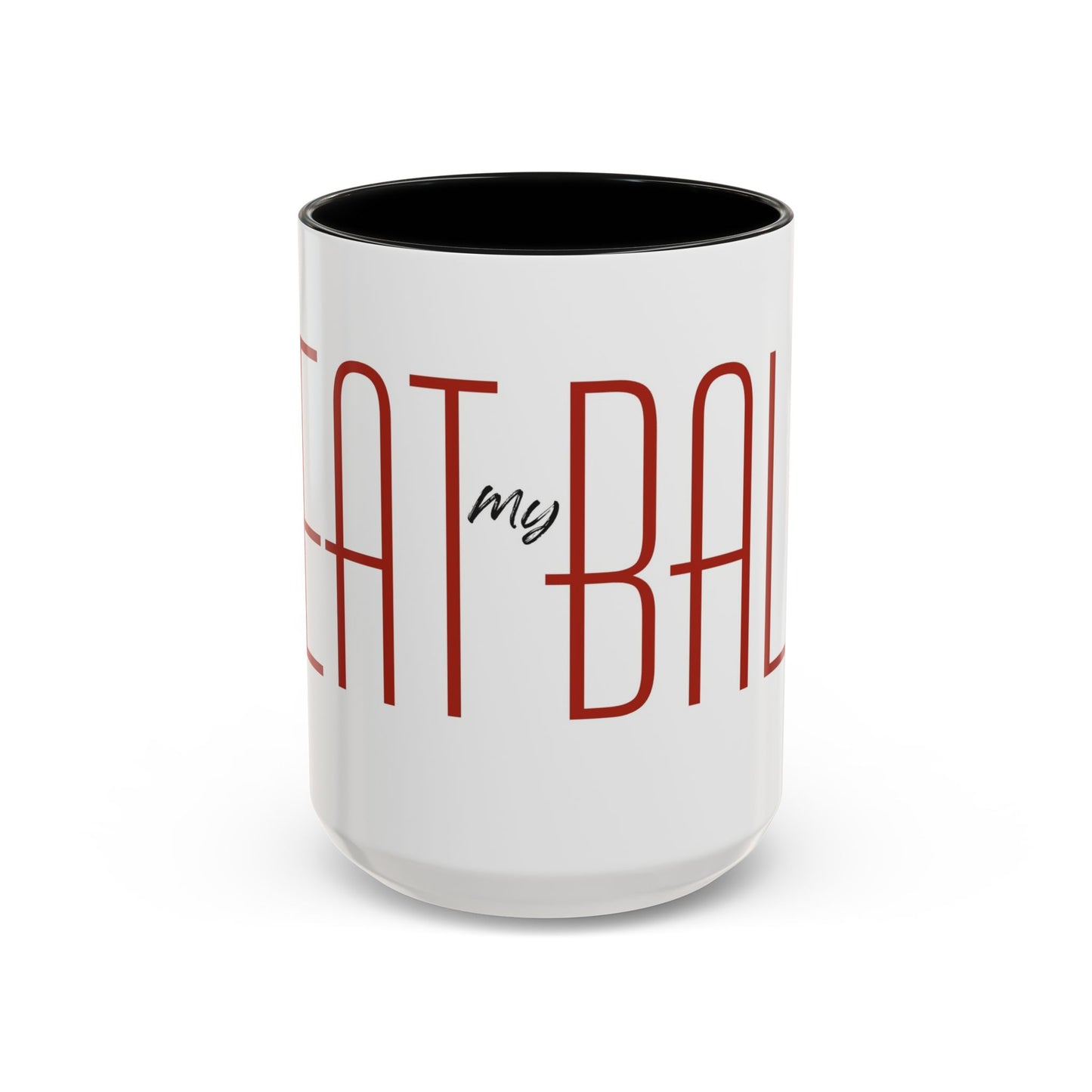 Joey's Jars - Meatballs Classic Two-Tone Ceramic Coffee Cup (11/15oz)