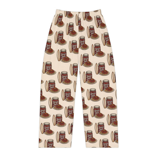 Pajama Pants - Cozy Jam Jar Pattern Women's Sleepwear