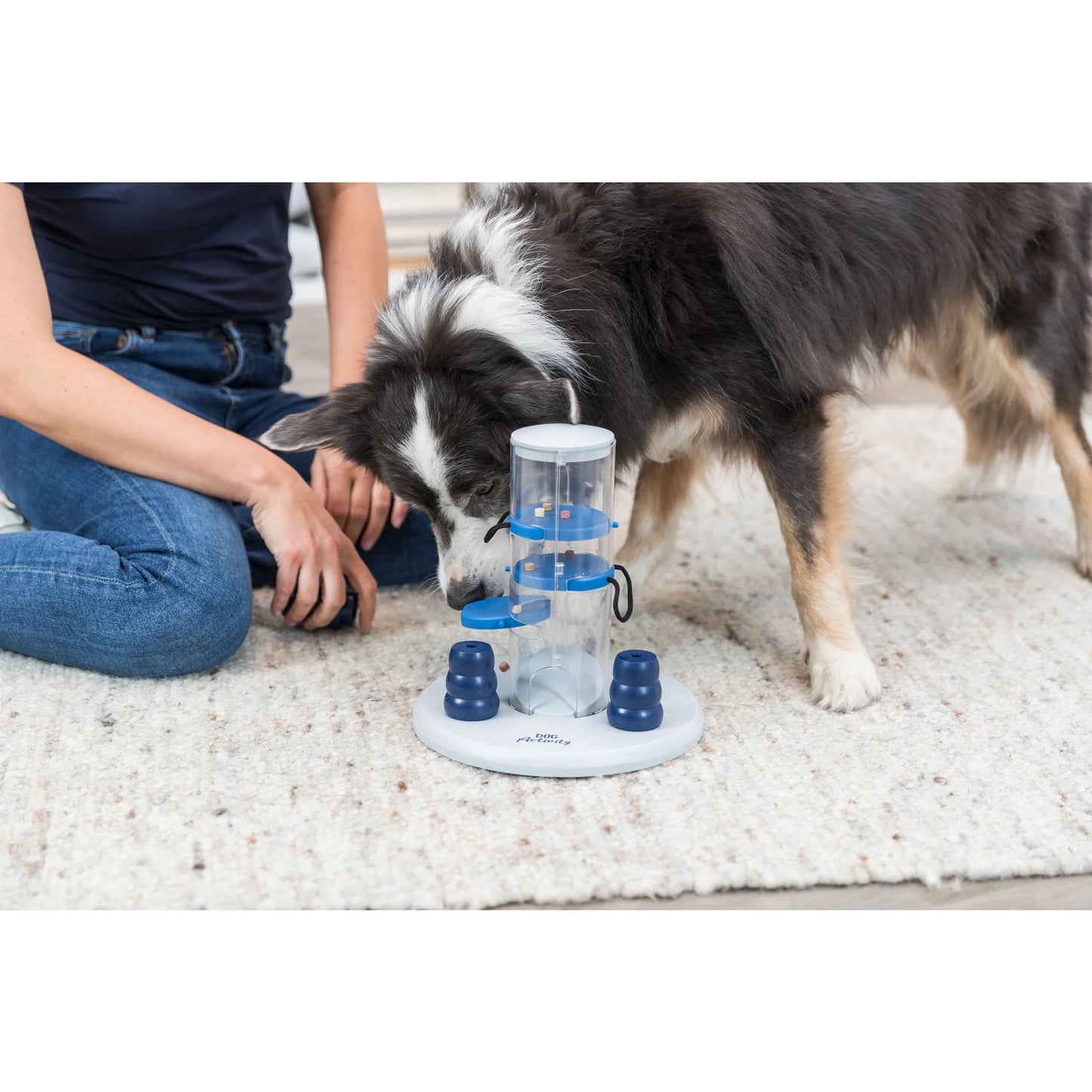 Dog Gambling Tower Strategy Game, Level 1, Beginner Dog Puzzle Toy, Treat Dispenser