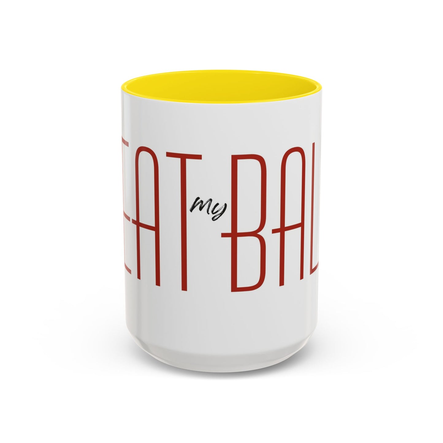 Joey's Jars - Meatballs Classic Two-Tone Ceramic Coffee Cup (11/15oz)
