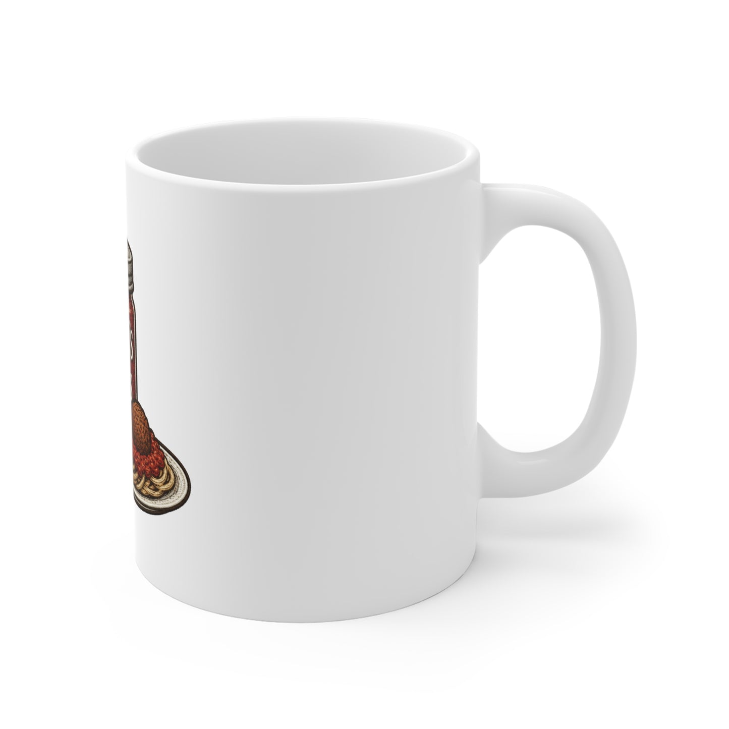 Joey's Jars Spaghetti & Surf Mug — Novelty Pasta Lover Coffee Cup