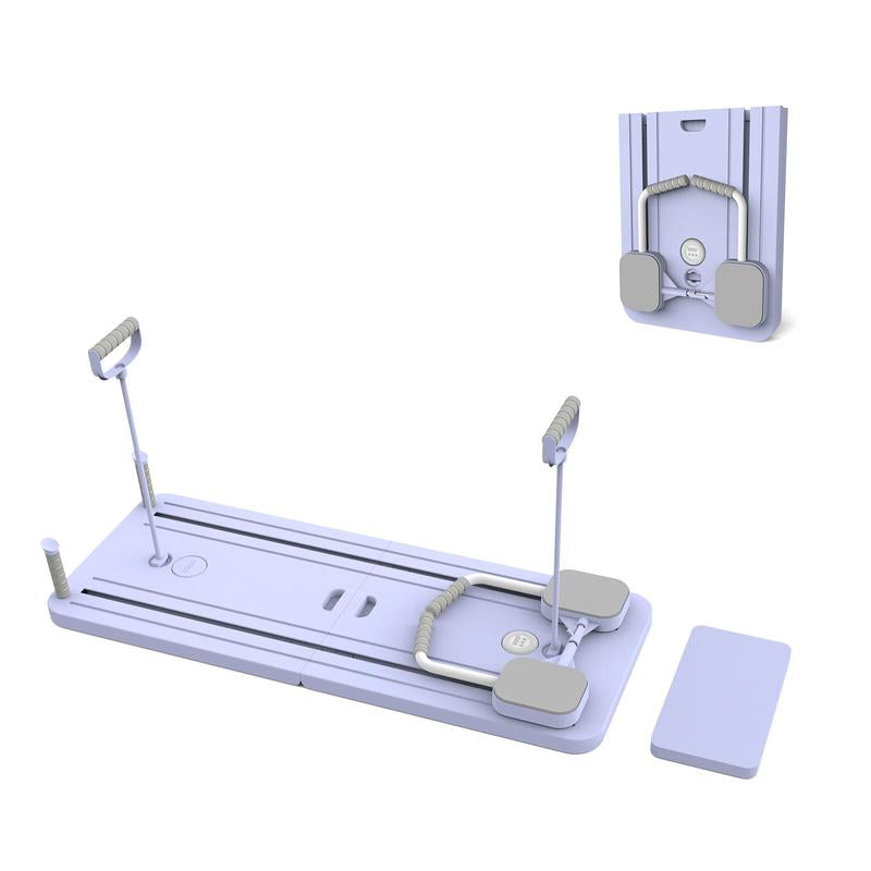 Foldable Pilates Board for Home Gym – Full Body Core & Ab Workout Trainer with Resistance Bands