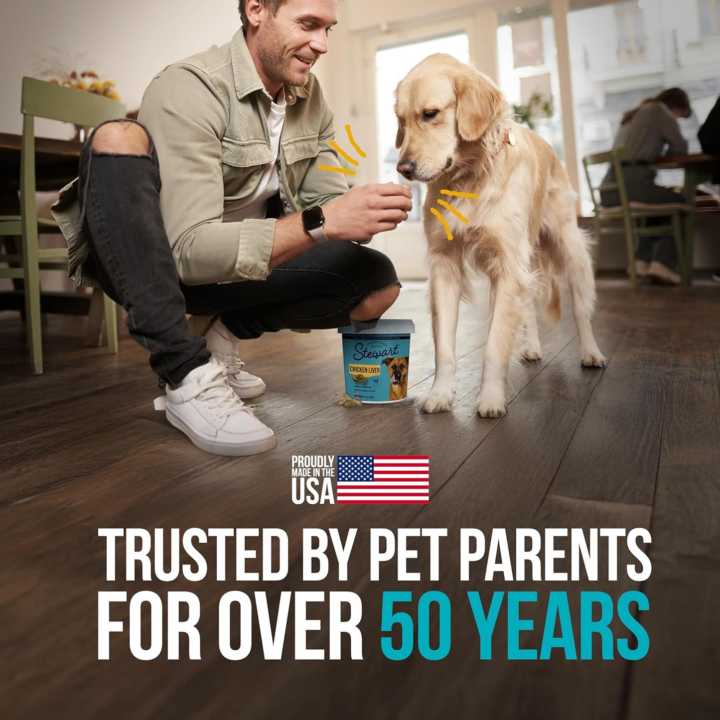 100% Chicken Liver Dog Treats - Freeze Dried, Grain & Gluten Free, High Protein Training Treats or Meal Topper, 1.5 Oz Tub with ~25 Pieces