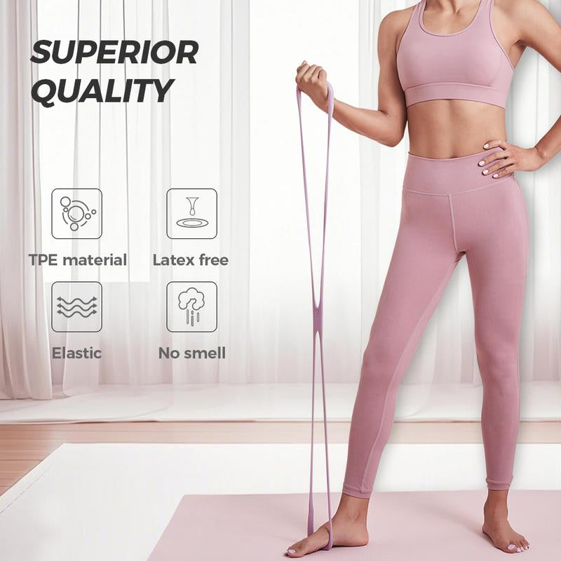 Figure 8 Resistance Bands for Arms & Chest – Stretch Exercise Band for Yoga, Strength Training, Posture and Home Fitness