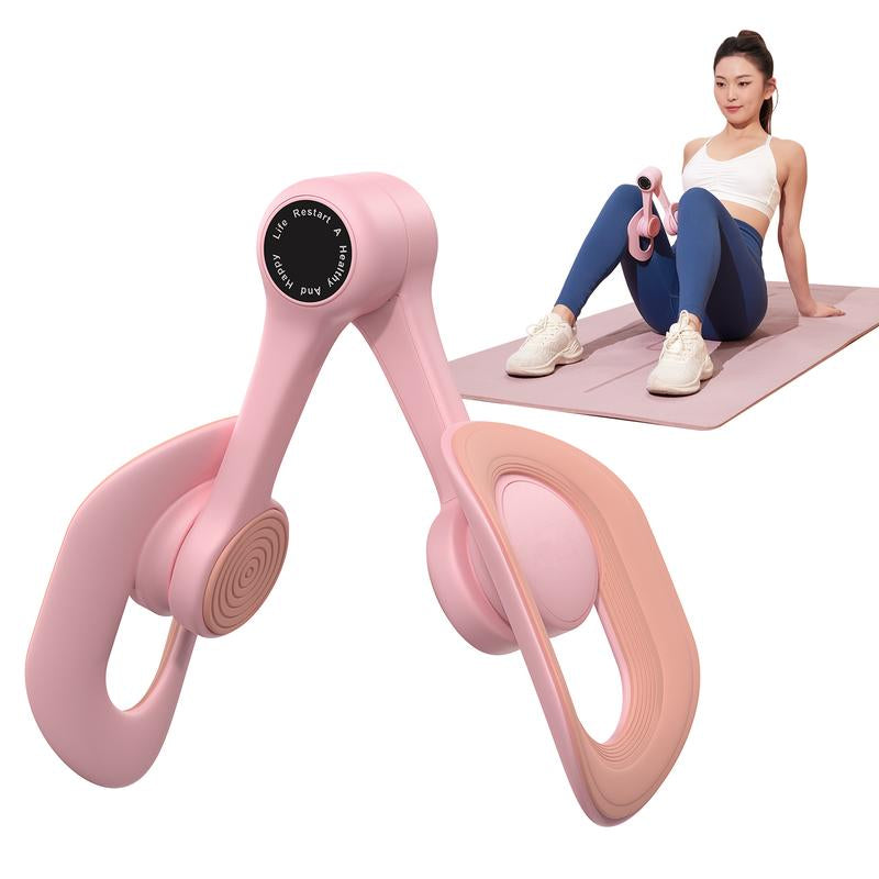 Inner Thigh Trainer for Home Workout – Multi-Purpose Leg, Arm & Core Exercise Equipment with Optional Smart Counter